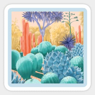 The Cactus Garden Sticker